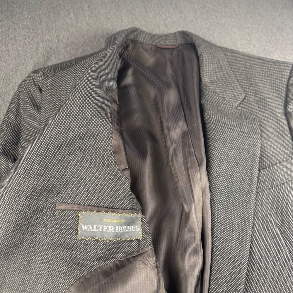Walter‎ Holmes Society Brand Mens  Pure Virgin Wool 2-Button Blazer Sport Coat
